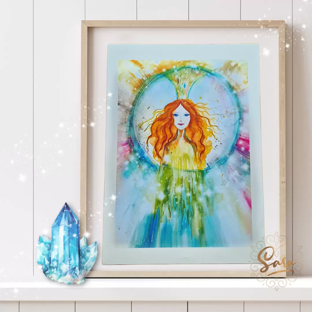 Anjo de Luz- Art Print