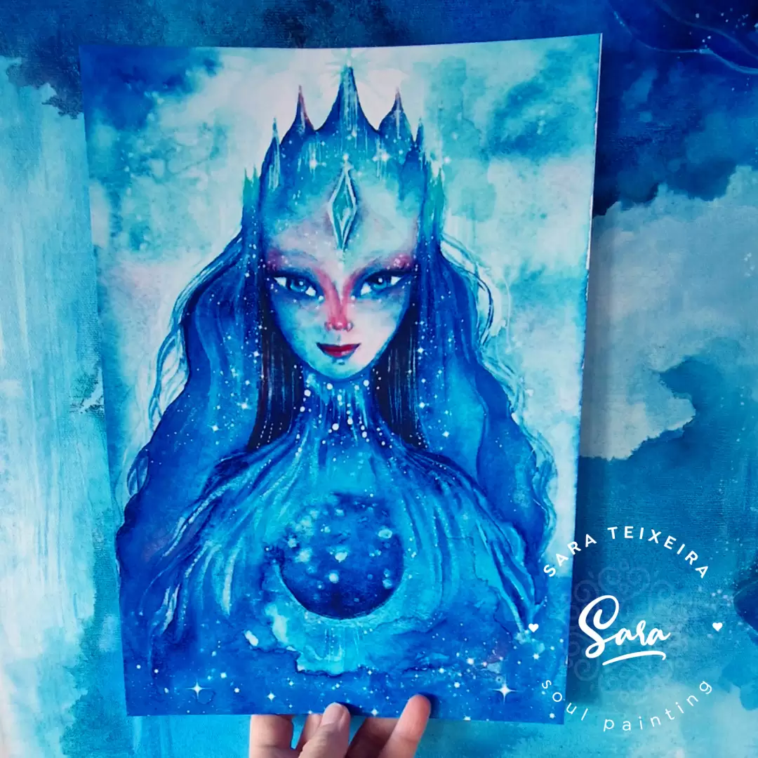 Guardiã dos Cristais da Lua- Art Print - Image 3