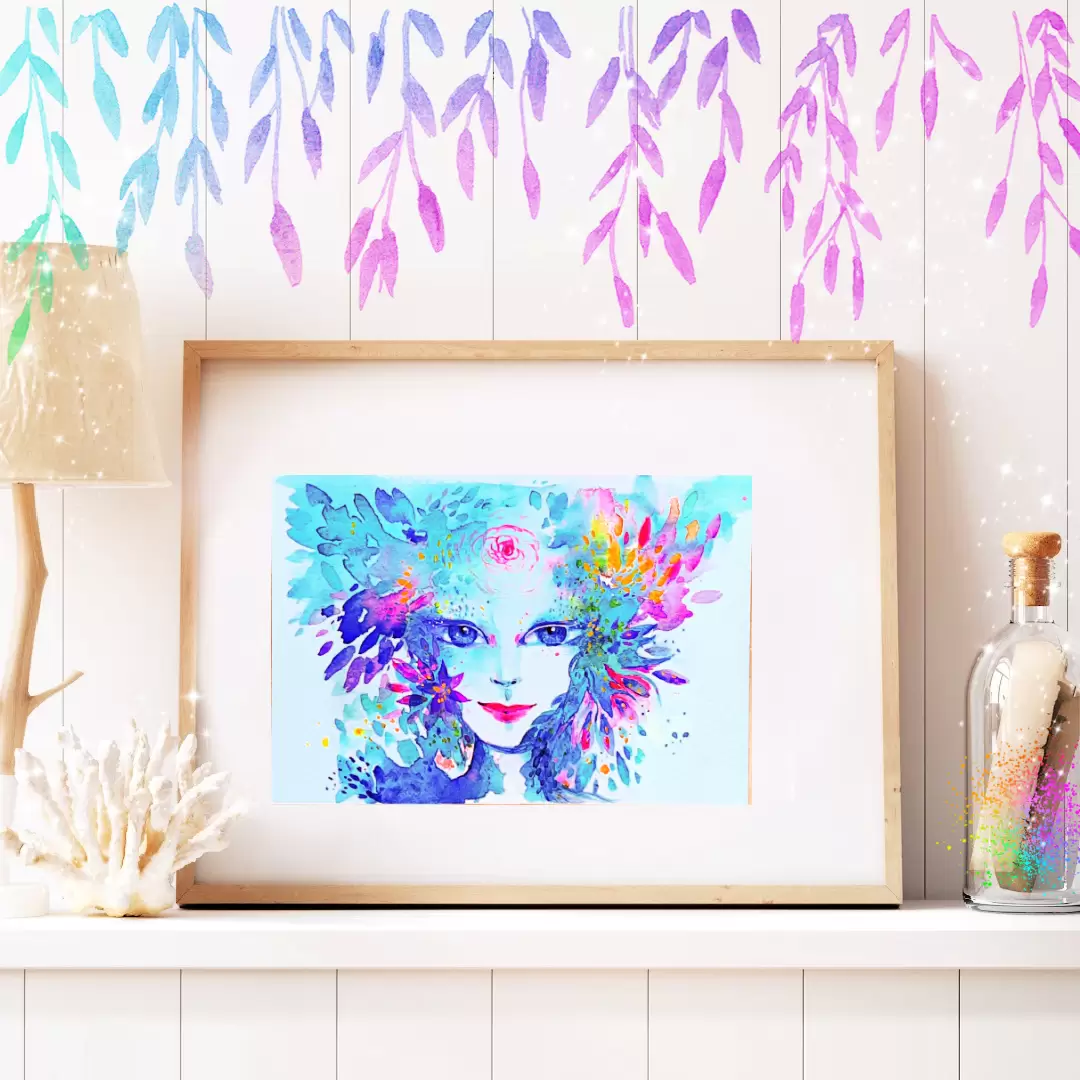 Pintura Guardiã do Jardim Encantado