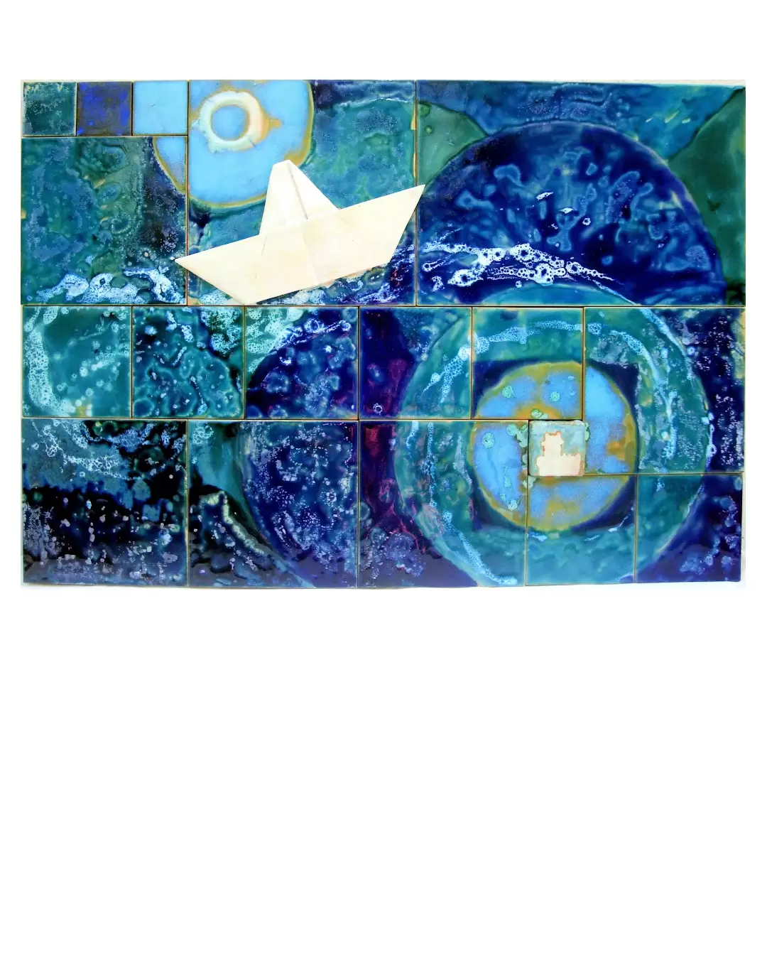 Bespoke handpainted tile panel - Image 10